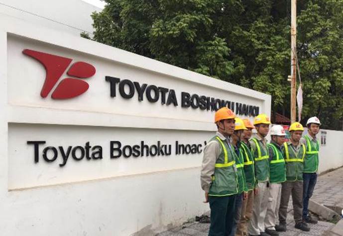 Dự án nhà máy TOYOTA Boshoku Hà Nội